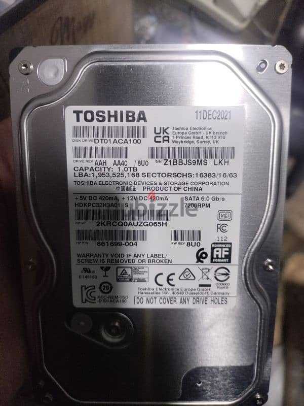 toshiba 1 tb hard 2