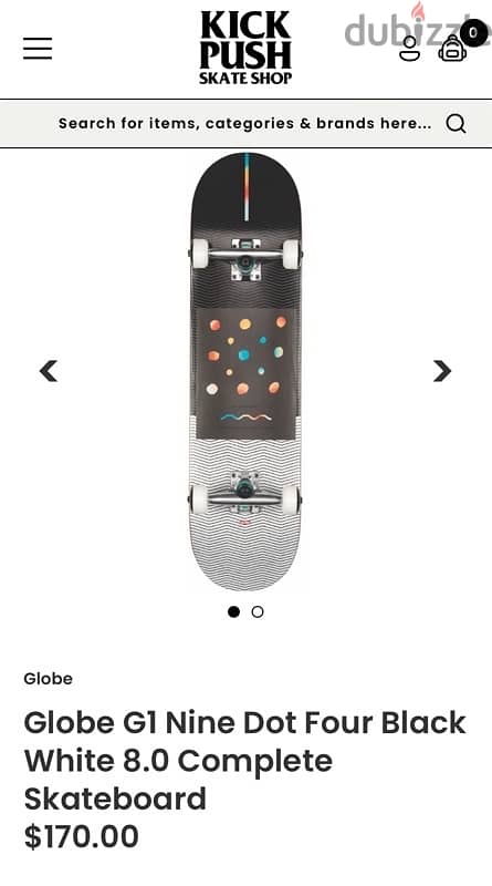 Globe G1 Nine Dot Four Skateboard 7