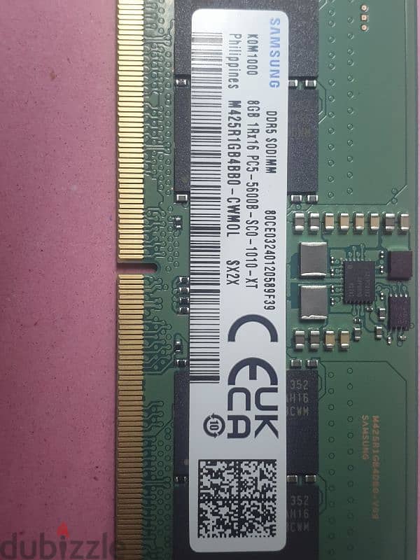 2 ram  8gb  Samsung  ddr5 5600mh 0