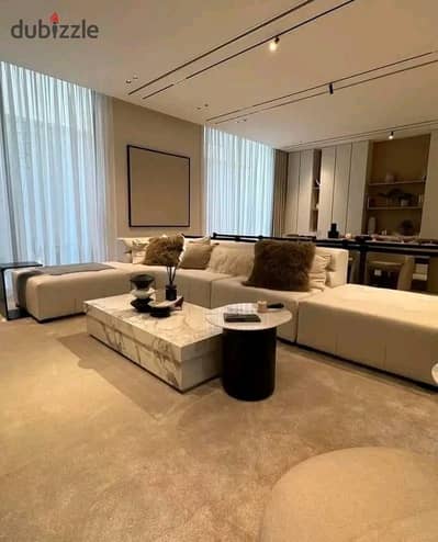 For a quick sale, an apartment 161M Ready to move and fully finished, ultra super luxury finishing,