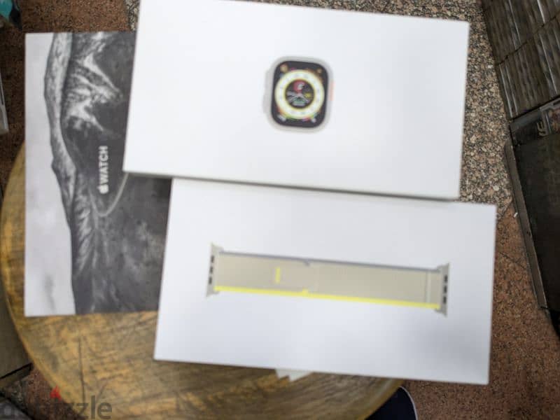 Apple Watch Ultra Yellow جديد متبرشمة 2