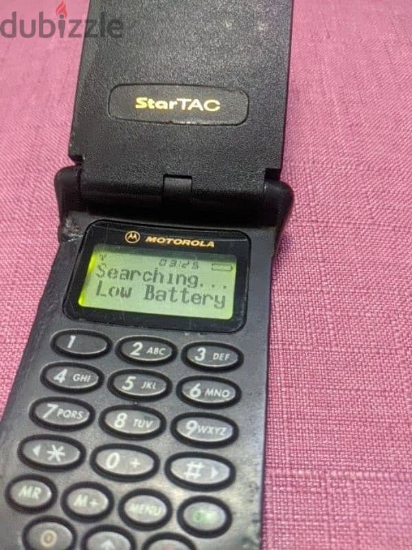 MOTOROLA STARTAC LED ROSSI 1996 ORIGINALE + BATTERIA ORIGINALE 1