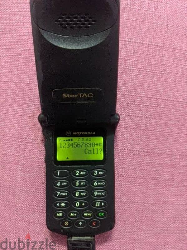 MOTOROLA STARTAC LED ROSSI 1996 ORIGINALE + BATTERIA ORIGINALE 4