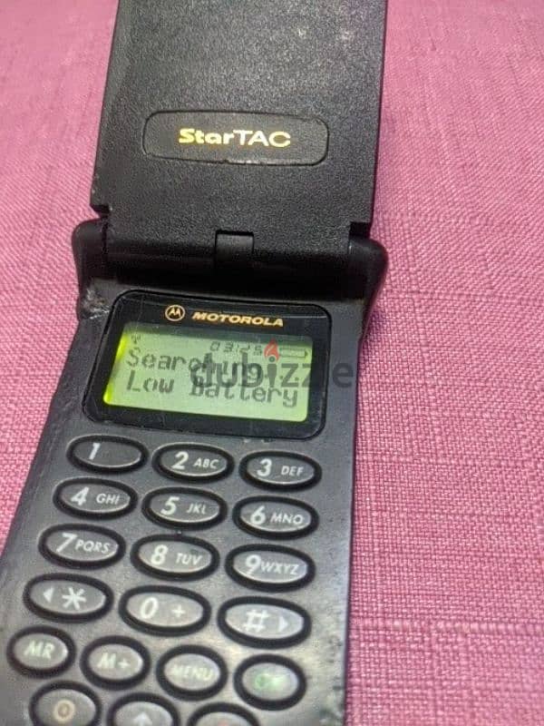 MOTOROLA STARTAC LED ROSSI 1996 ORIGINALE + BATTERIA ORIGINALE 5