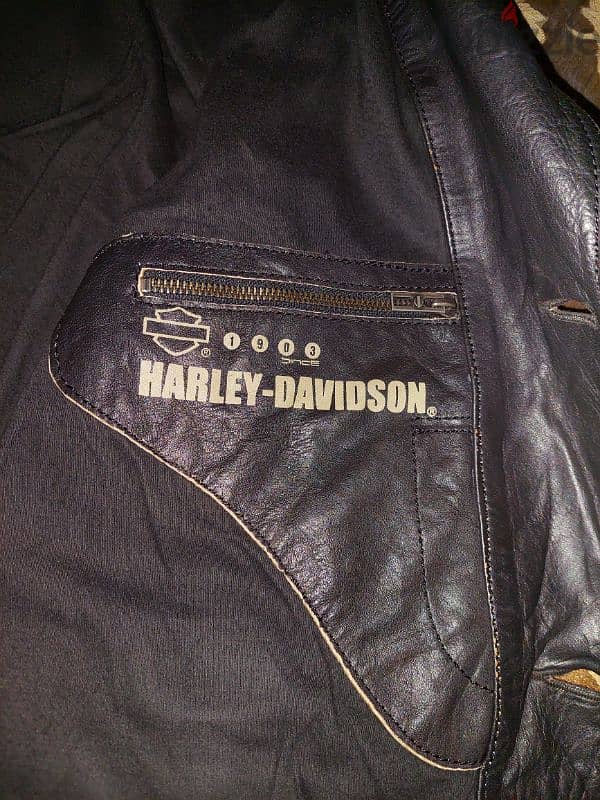 harley davidson leather jacket size XXL from France 6