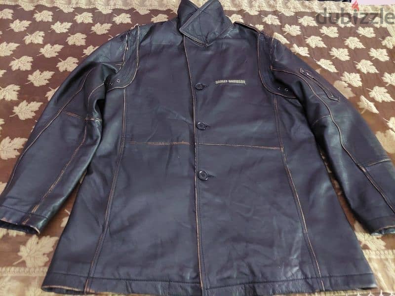 harley davidson leather jacket size XXL from France 15