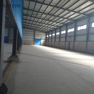 Hangar for rent, area 5000 m, Inshas Industrial Zone, New Obour City