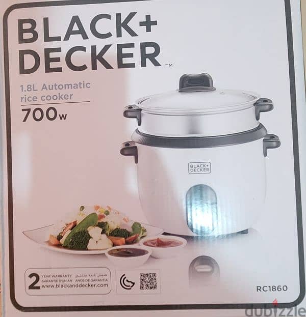 Rice cooker Black & Decker (new   )حلة ارز جديدة 1