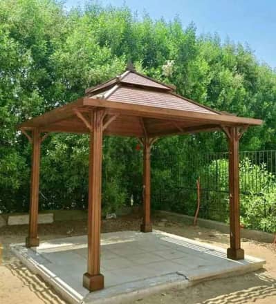 مصنع برجولات ف التجمع والقاهرة الجديدة wooden pergola  برجولة تندة خشب