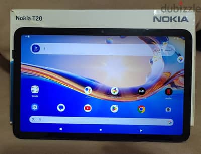 تابلت نوكيا Nokia T20 بحالة الجديد بمشتملاتة رامات 4 ذاكرة 64