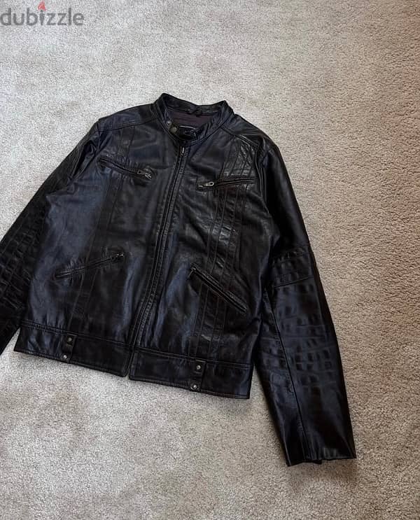 genuine leather jacket 2