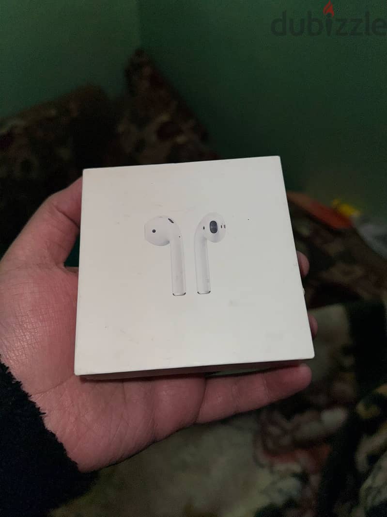 Airpods 2 اصلية جديده 0