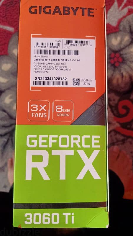 كارت شاشه الكمبيوترRTX3060TI 1