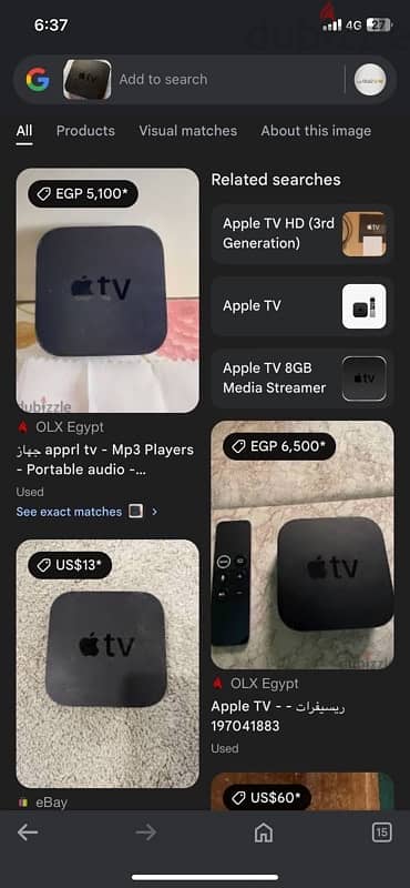 Apple TV A1427 3rd Generation Digital HD Media Streamer 8GB Black