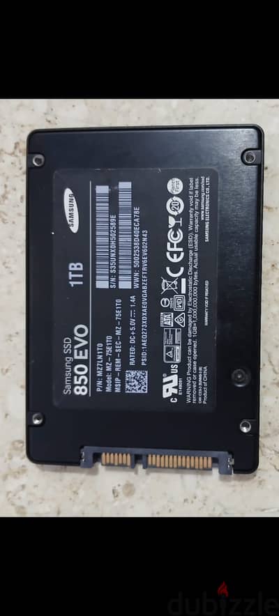 (850 Hard SSD 1 TB (Samsung Evo