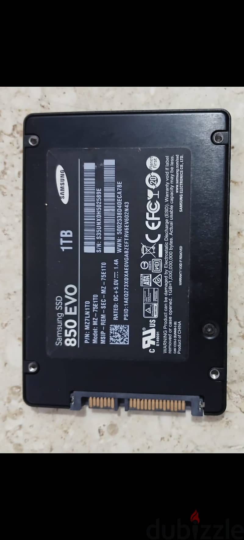 (850 Hard SSD 1 TB (Samsung Evo 0