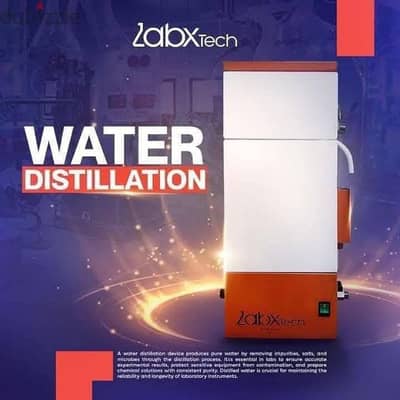 جهاز تقطير مياة من لابكس تك. water distillation from Labx Tech