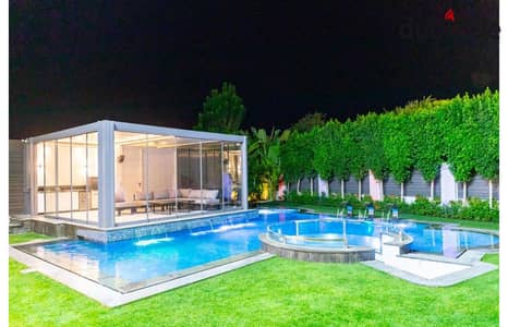 standalone villa in Allegria Compound, prime location, corner overlooking the golf , ultra-luxurious