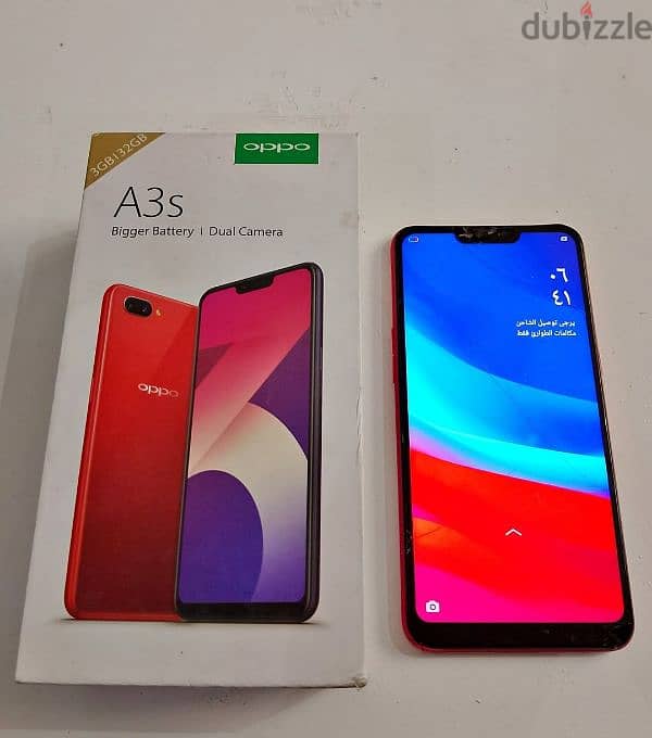 oppo a3s بحاله ممتازه مش مغير حاجه 2