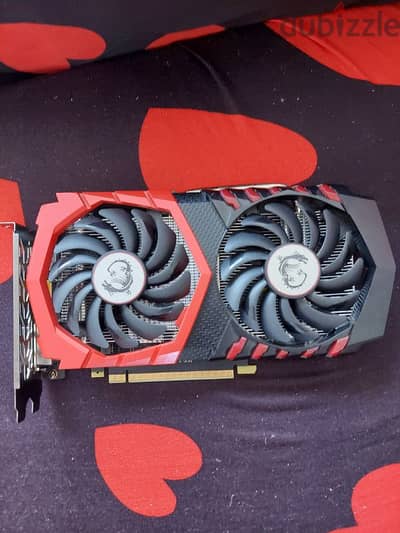 كارت شاشة  اقوي نسخة من MSI 1050ti to 4G