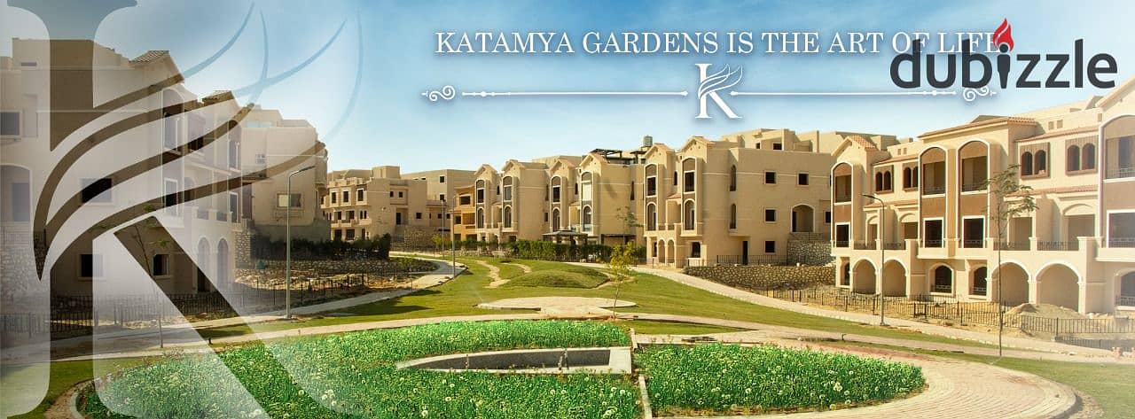 On Landscape Townhouse 300m New Finshing First Use For Sale In Katameya Gardens Near AUC Mivida Emaar Mountain View Exicteive Hyde Park Katameia Dunes 0