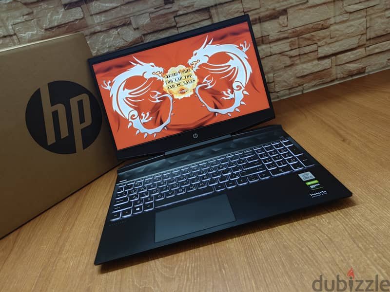 Hp Pavilion i5-10300H GTX 1650ti Gaming LapTop جيل عاشر 2