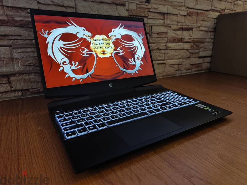 Hp Pavilion i5-10300H GTX 1650ti Gaming LapTop جيل عاشر 3