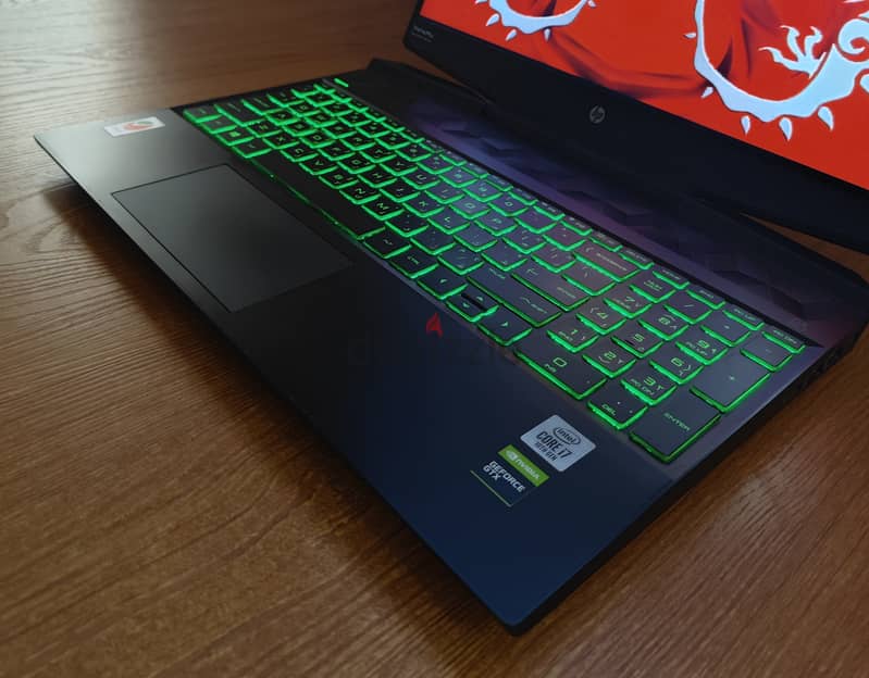 Hp Pavilion i7-10750H GTX 1650 Gaming LapTop جيل عاشر 1