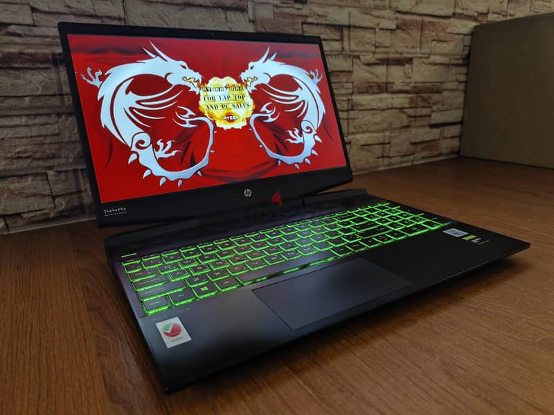 Hp Pavilion i7-10750H GTX 1650 Gaming LapTop جيل عاشر 3