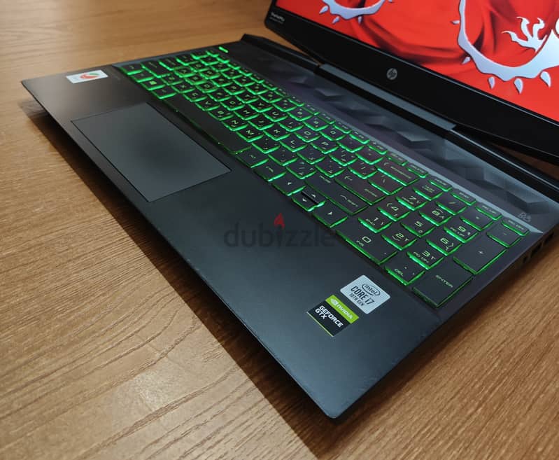 Hp Pavilion i7-10750H GTX 1650 Gaming LapTop جيل عاشر 10