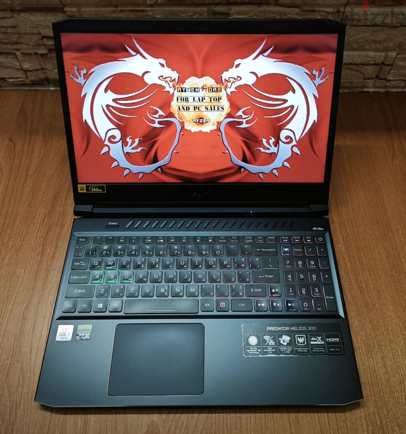 Acer Predator i7 10750H RTX 2060 6GB Gaming Laptop شاشة 144 هرتز 4