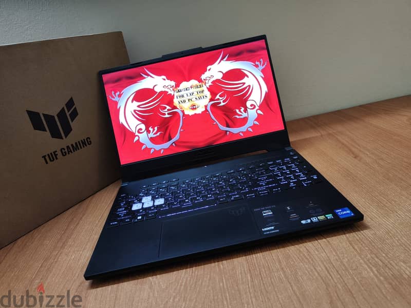 Asus Tuf gaming RTX 3060 6gb intel i7 12650H gaming laptop 12 جيل 2