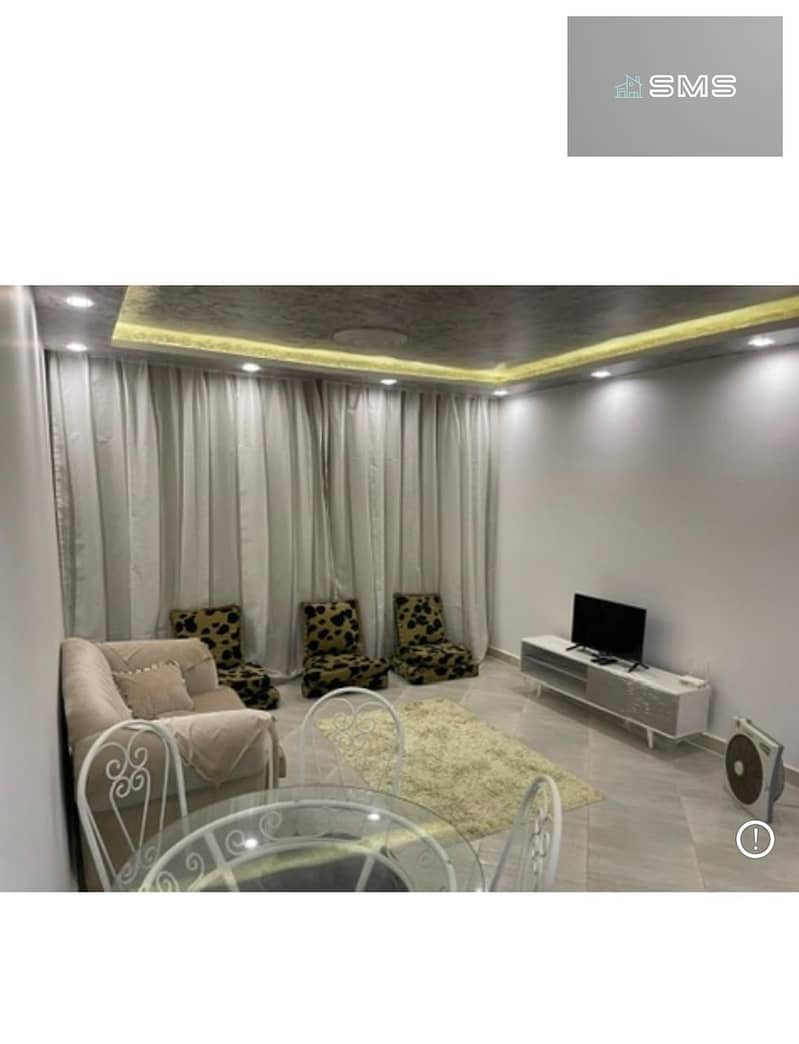 Here's the translation:  "Apartment for rent in Dar Misr, Clove. Floor: Raised ground floor + garden with private entrance. " 0