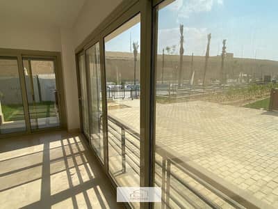 Fully Finished Apartment with AC`s + Garden For Sale in Uptown Cairo - Open View