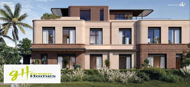 own your Villa in Crescent walk Compound - Sixth Settlement - the newest area in New Cairo5 With Down Payment 8%%