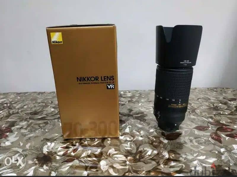 عدسة نيكون فول فريم Nikon AF-P 70-300 7