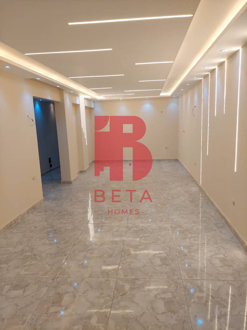 Apartment for sale, ultra super luxury finishing, area of ​​150 square meters, Al Shanab Street, Zahraa, Nasr City, Al-Ahaly Buildings   Ultra super l 0