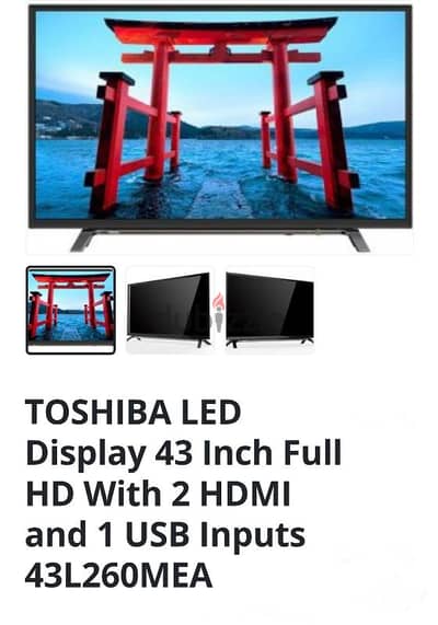 Toshiba: model 43l260mea