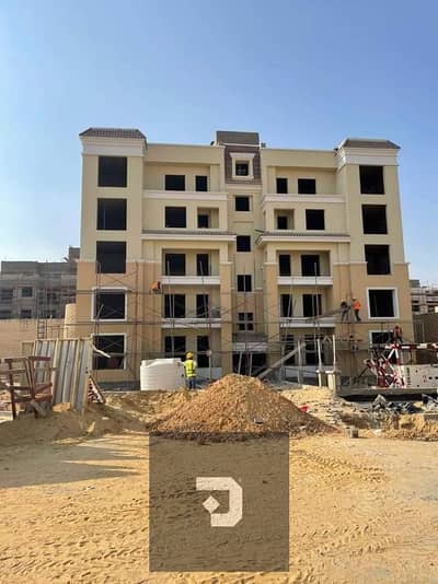 شقة للبيع ريسيل استلام فورى بفيوعلى s فلل والنادى  في كمبوند سراي - مدينة المستقبل Sarai - Mostakbal city