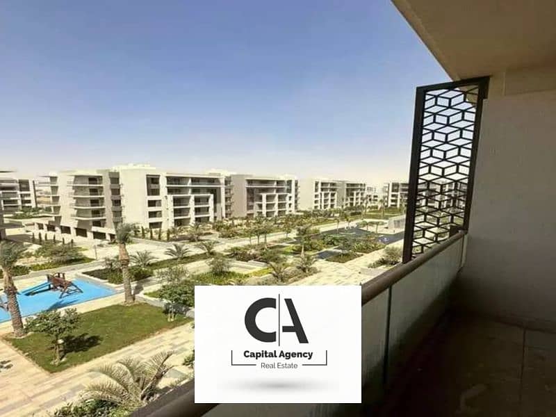 Finished apartment for sale, ground floor with garden | Ready to move with equal installments without interest | In The Address East 0