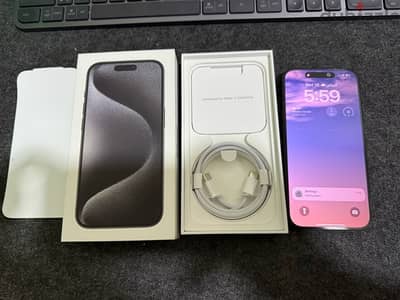 Iphone 15 Pro 256GB معفي من الضريبة