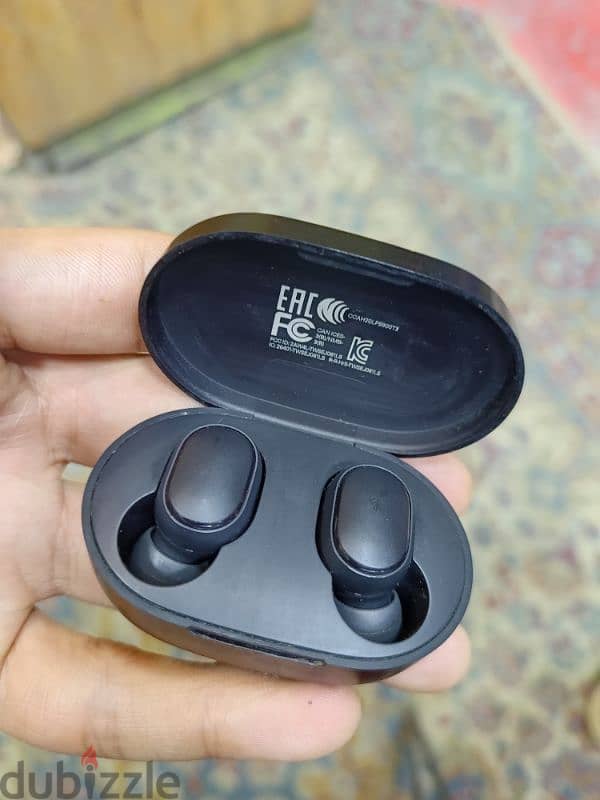 mi true wirless earbuds basic 2 - اير بود شاومي بيزك 2 اسود مستخدمة 1