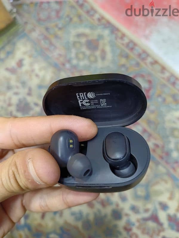 mi true wirless earbuds basic 2 - اير بود شاومي بيزك 2 اسود مستخدمة 2