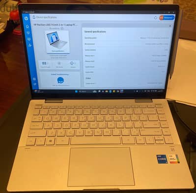 HP Pavilion x360 Laptop touch screen with Pen- Intel® Corei5-1235U