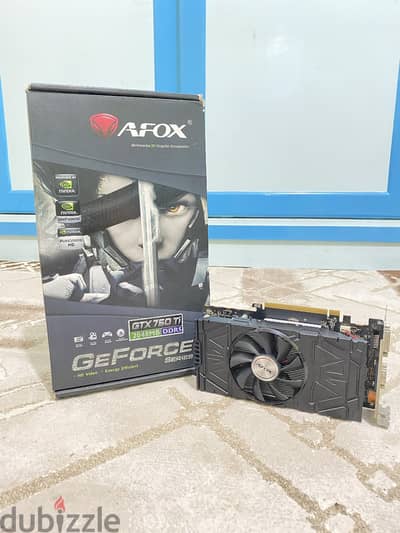 كارت شاشة بحالة ممتازة Afox GTX 750ti 2GB GDDR5