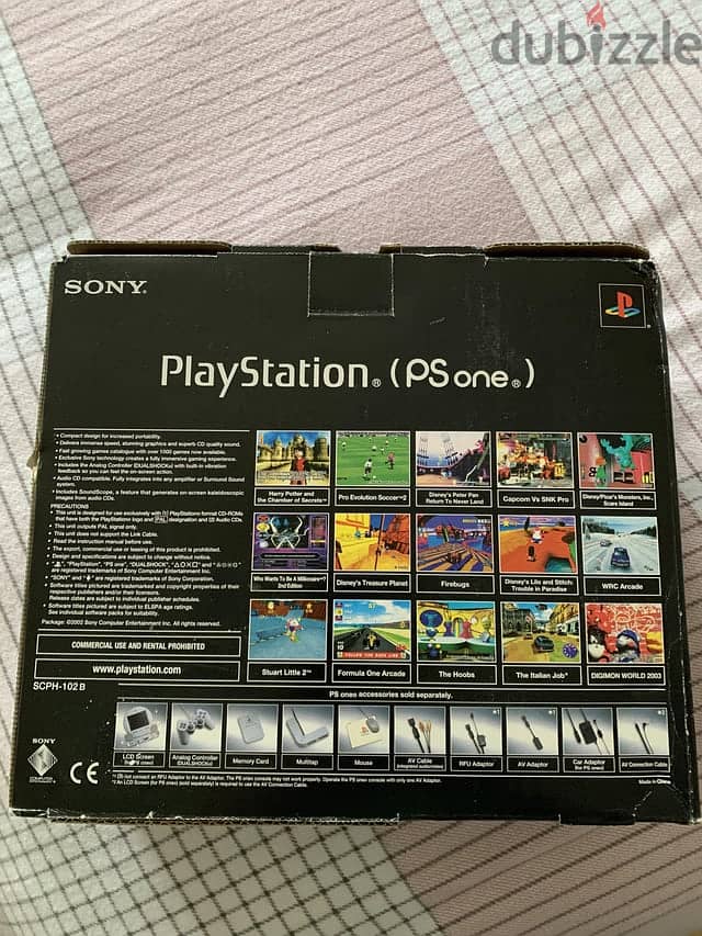 Original Console [Sony PlayStation 1 Slim - Boxed] With 11 Games (Made 1