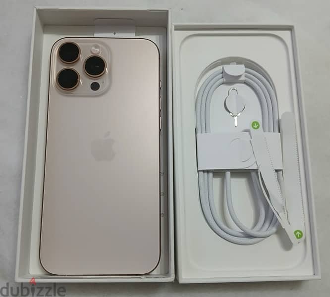 iPhone 16 pro max desert titanium 256 giga 1