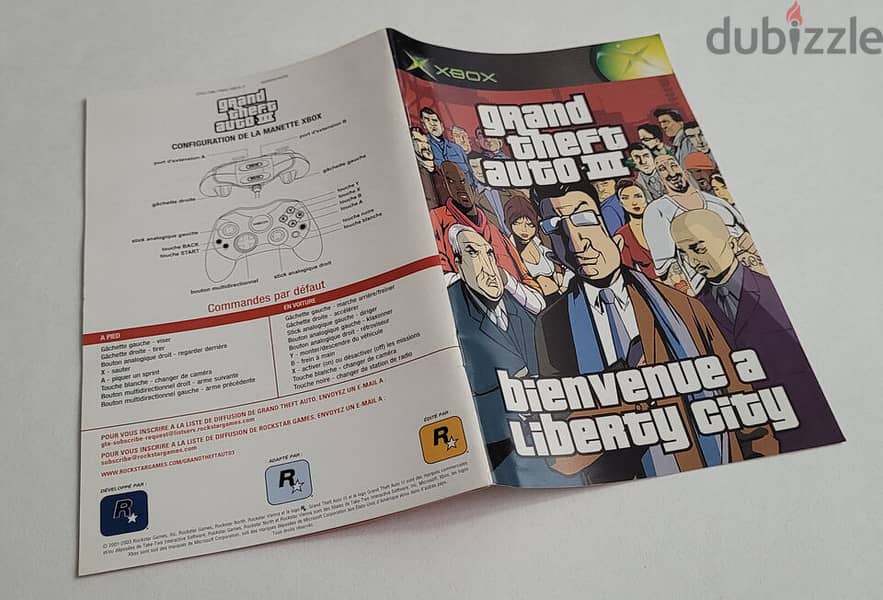 GTA III Game For Console Xbox Original Complete + Poster أسطوانة أصلية 6