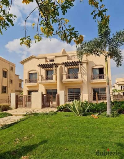 Twin House Villa, wide garden view, North-East, delivery 2025, booked in 2021. Price 35M less than the company, located in Madinaty's Four Seasons Vil