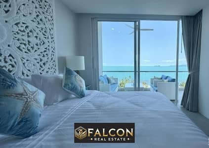 Different design finished apartment for sale panorama view lagoon in Latin Quarter Towers City Edge New Alamein minutes from Marina